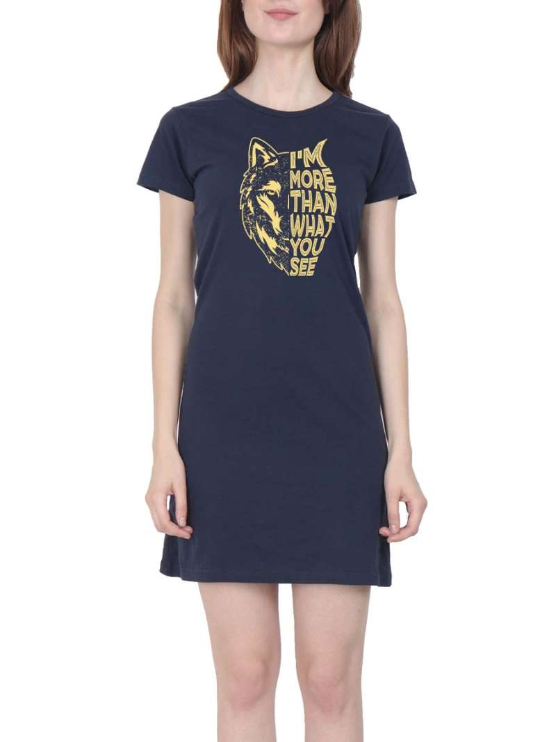 I'm More Than What You See Quotes T-Shirt Dress