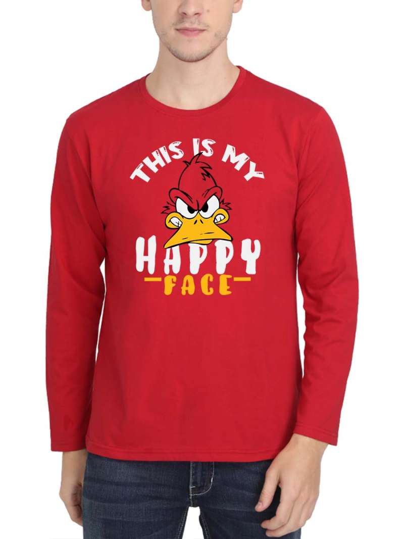 This Is My Happy Face Fun T-Shirt