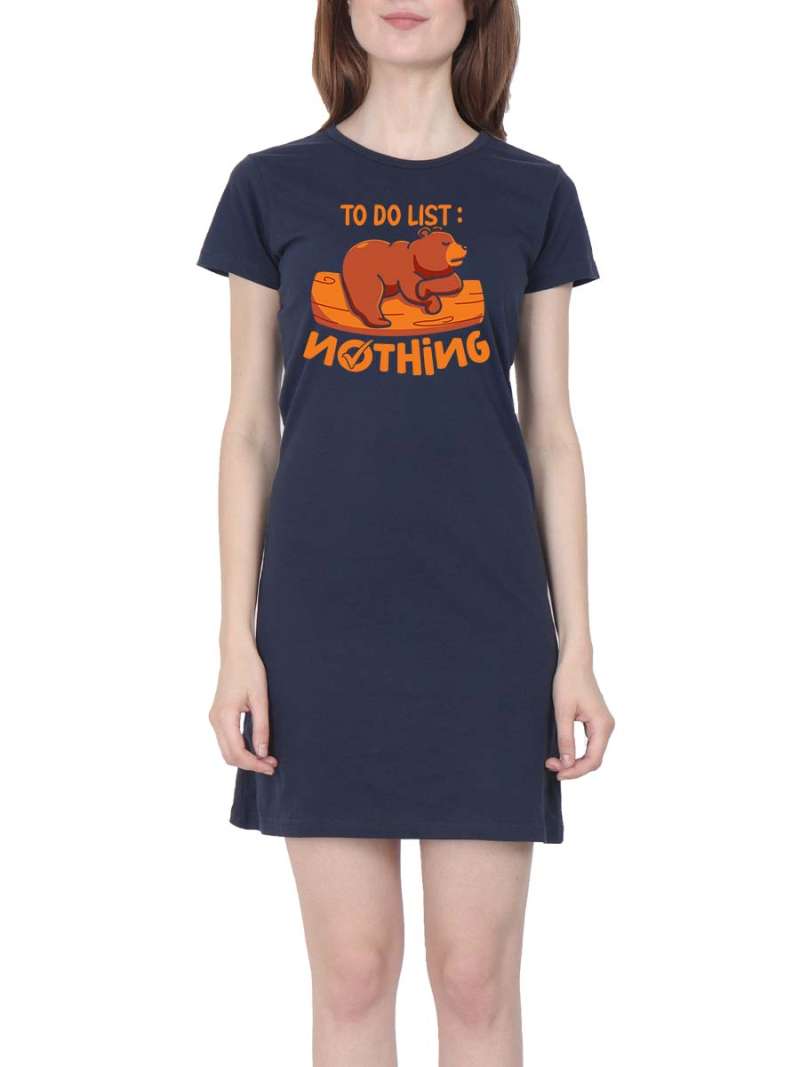 To Do List Nothing Fun T-Shirt Dress