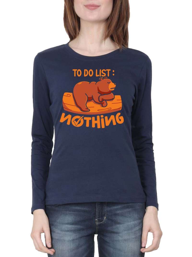 To Do List Nothing Fun T-Shirt