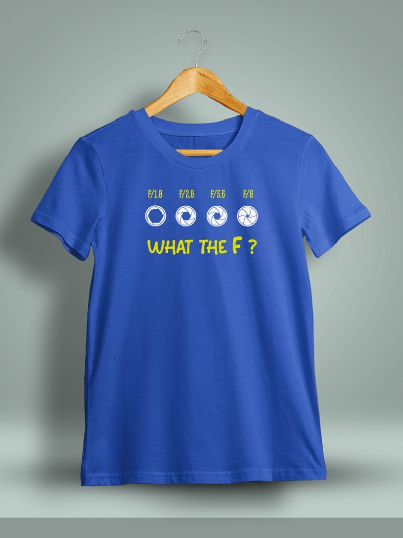 What The F Photography Printed T-Shirt For Men - Half Sleeve